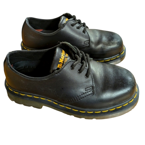Dr. Martens Steel Toe Shoes Womens Size 6 Unisex Mens Size 5 - Picture 2 of 12